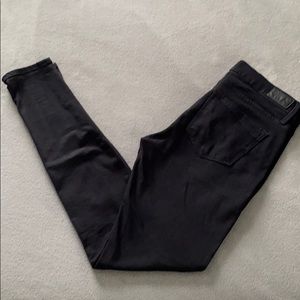 EXPRESS size 6 LONG Mid-Rise Legging in Black